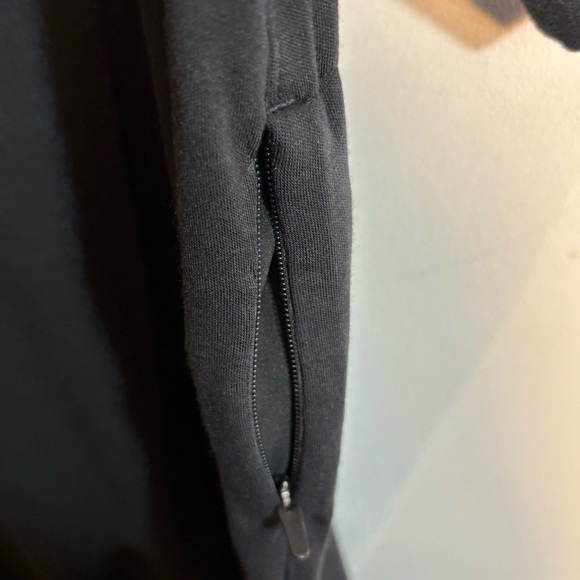 KIT and ACE Sz M Maxi Dress Zipper Side Pocket Short Sleeve Modal Wool Blend - Picture 6 of 10